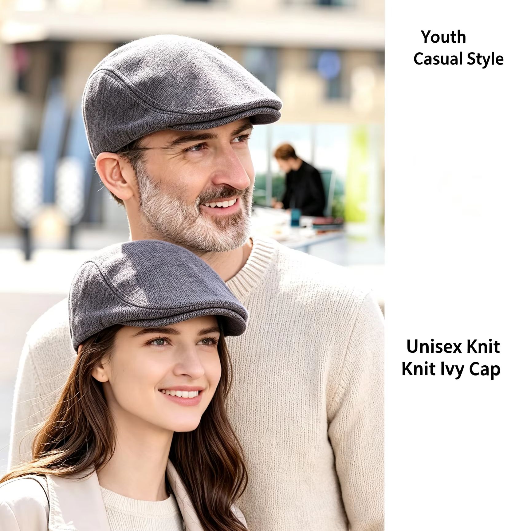 Newsboy Cap Ivy - Klasik Vintage Erkek ve Kadınlar İçin