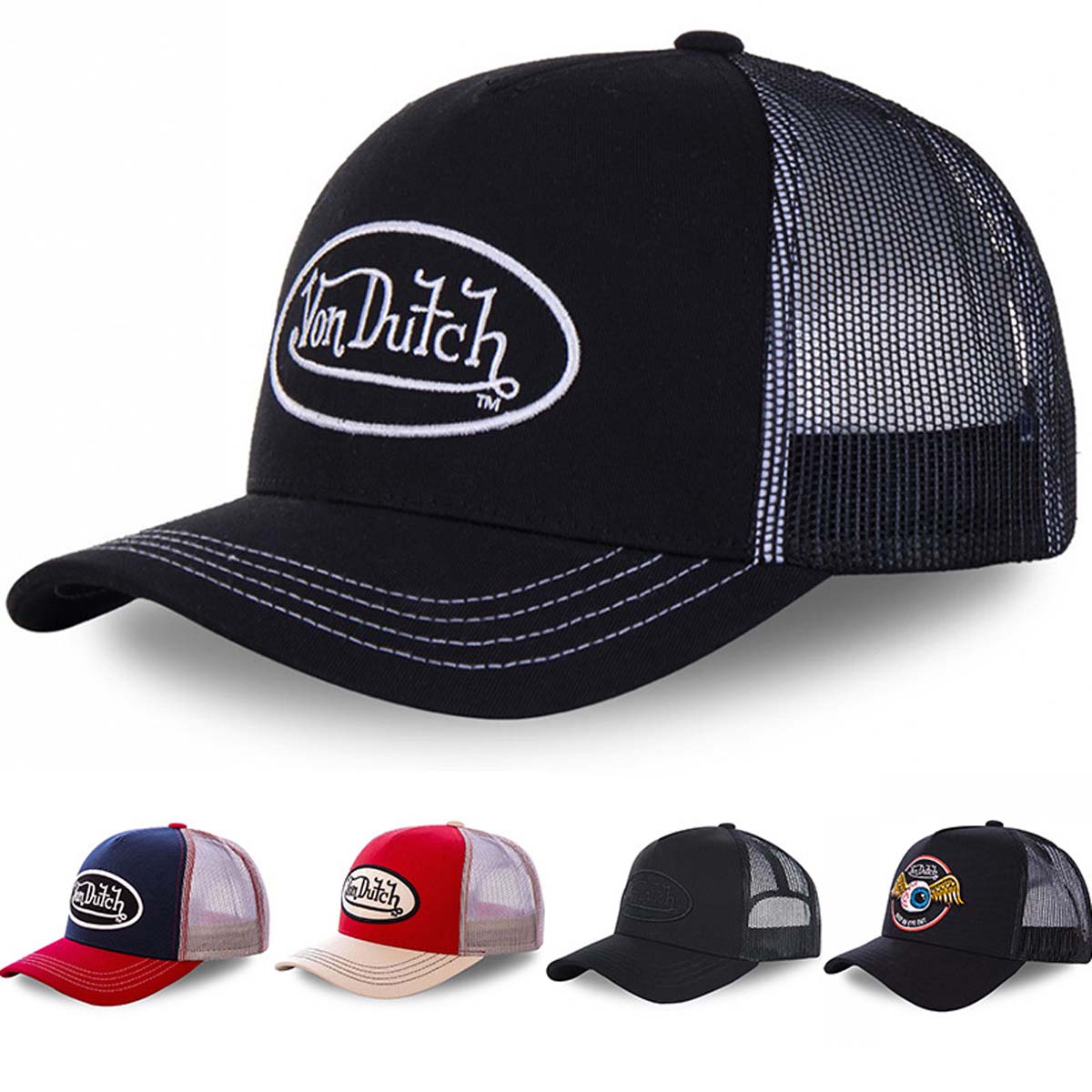 Trucker Cap Mesh - 1PC Rahat Moda VON Beyzbol Şapkası