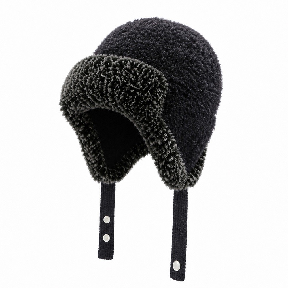 Winter Trapper Hat - Unisex Polyester Polar Astarlı Trapper Şapka
