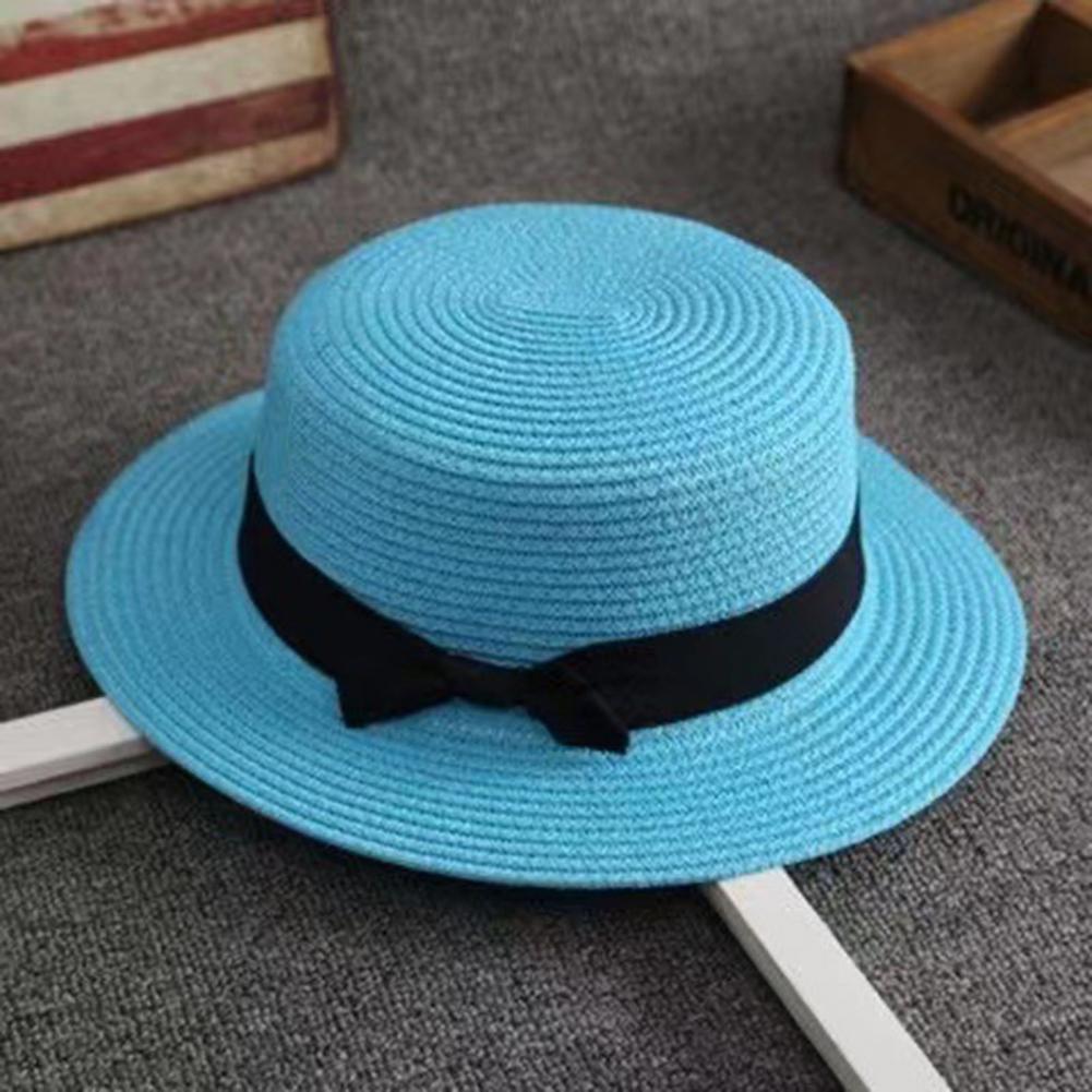Sun Hat Wide Brim - El dokuması hasır şapka, plaj hasır