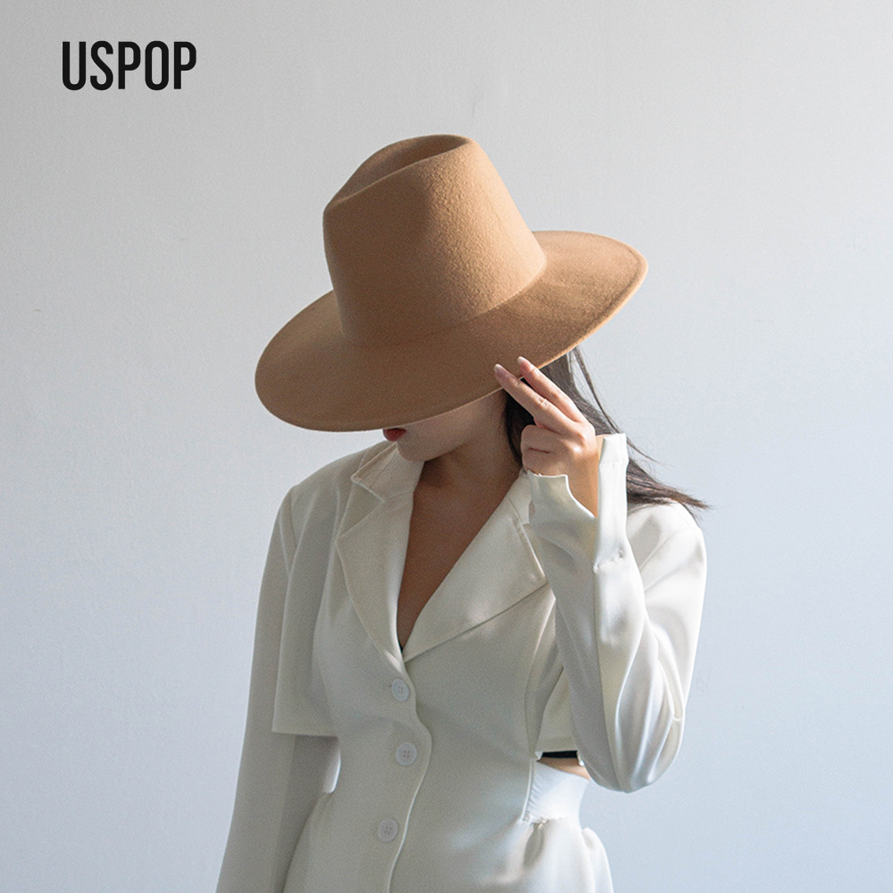 USPOP Sonbahar Kış Moda Düz Yü - Fedora Hat Wool incelemesi ve fiyatı