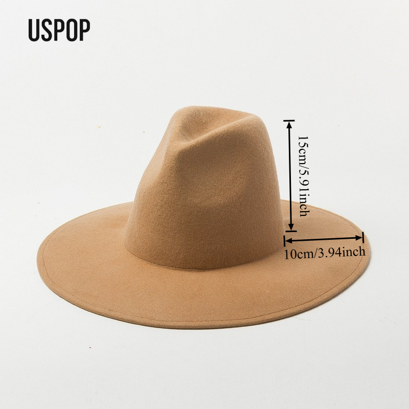 USPOP Sonbahar Kış Moda Düz Yü - Fedora Hat Wool incelemesi ve fiyatı