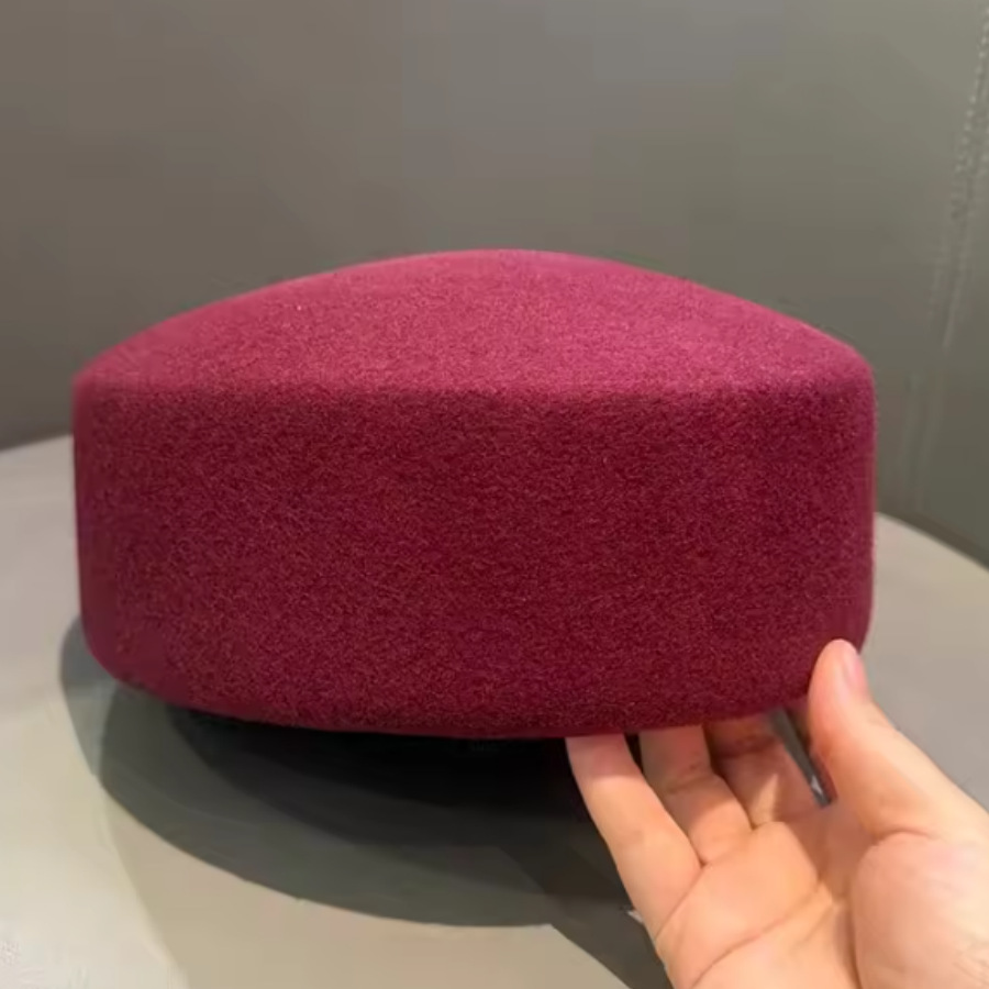 2026 Lüks Mavi Saf Yün Keçe Be - Beret French Wool incelemesi ve fiyatı