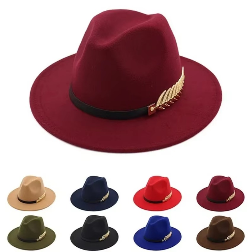 1 adet Yeni Moda Unisex Erkek  - Fedora Hat Wool incelemesi ve fiyatı